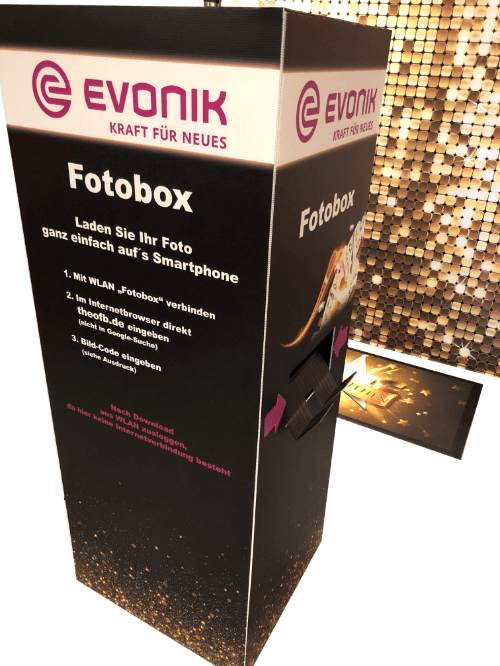 Branding Fotobox Evonik