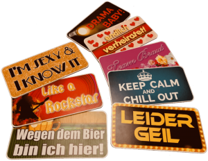 Fotobox Requisiten Schilder by Selfie.events